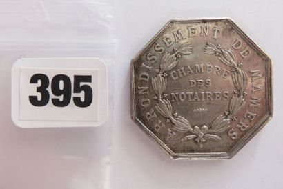 Notaires de MAMERS - Jeton octogonal 33 mm,...