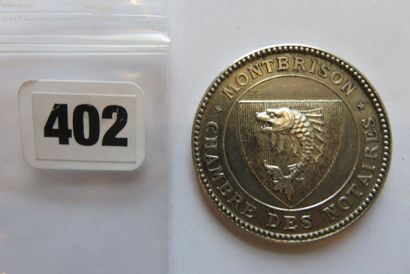 Notaires de MONTBRISON - Jeton rond 36 mm,...