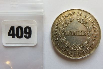 Notaires de NEUFCHATEL - Jeton rond 30 mm,...