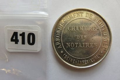 Notaires de NEUFCHATEL - Jeton rond 36 mm,...