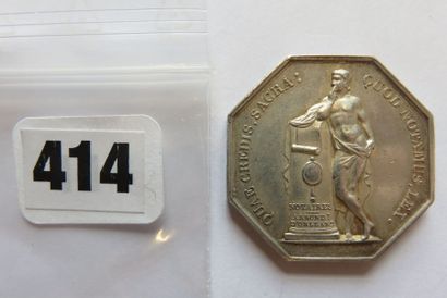 Notaires d'ORLÉANS - Jeton octogonal 30 mm,...