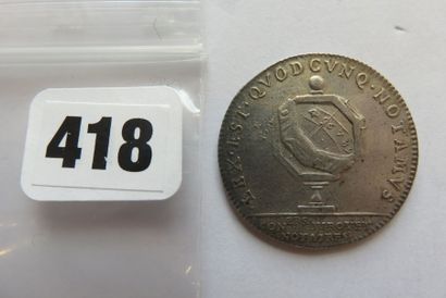 Notaires de PARIS - Jeton rond 28 mm, tranche...