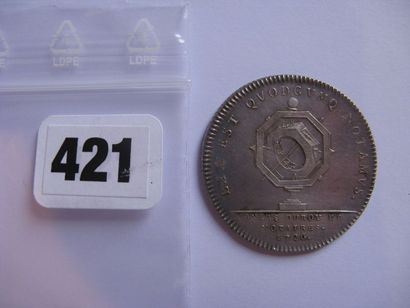 Notaires de PARIS - Jeton rond 30 mm, tranche...