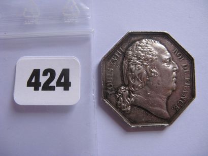 Notaires de PARIS - Jeton octogonal 32 mm,...