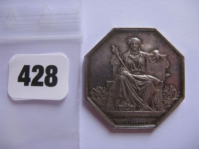 Notaires de PARIS - Jeton octogonal 34 mm,...