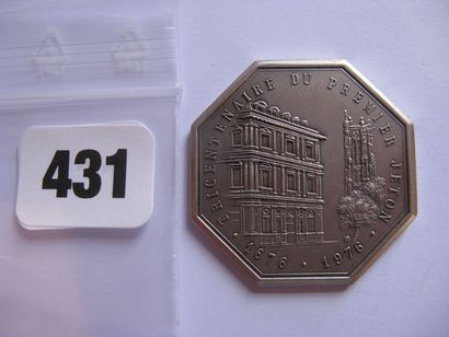 Notaires de PARIS - Jeton octogonal 33 mm,...