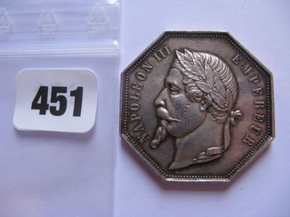 Notaires de ROUEN - Jeton octogonal 36 mm,...