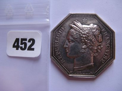Notaires de ROUEN - Jeton octogonal 36 mm,...