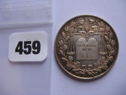 Notaires de SAUMUR - Jeton rond 34 mm, corne...