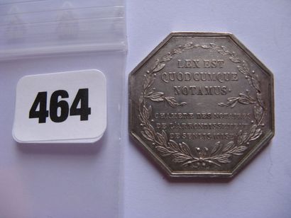 Notaires de SENLIS - Jeton octogonal 31 mm,...