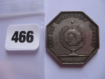 Notaires de SOISSONS - Jeton octogonal 32...
