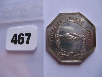 Notaires de TOUL - Jeton octogonal 32 mm,...