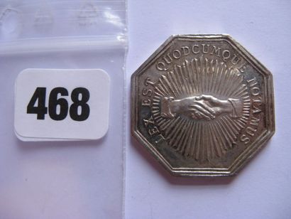 Notaires de TOULON - Jeton octogonal 30 mm,...