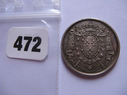Notaires de TOURS - Jeton rond 28 mm, argent...