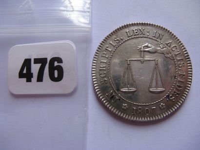 Notaires de TROYES - Jeton rond 31 mm, tranche...