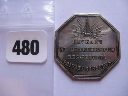 Notaires de VENDÔME- Jeton octogonal 31 mm,...