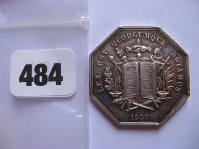 Notaires de VIENNE - Jeton octogonal 33 mm,...
