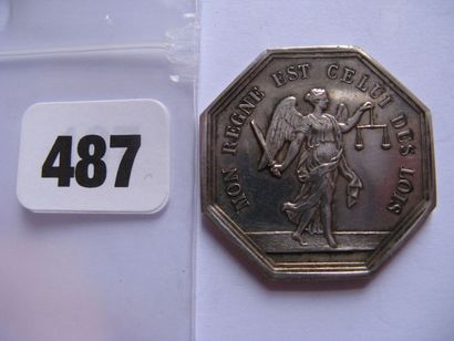 Notaires de YVETOT - Jeton octogonal 31 mm,...