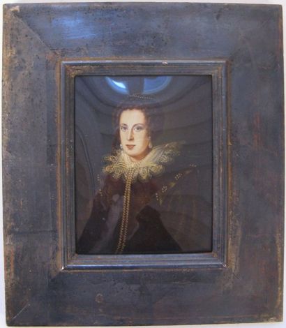 École du XIXe siècle
Portrait d'une dame...