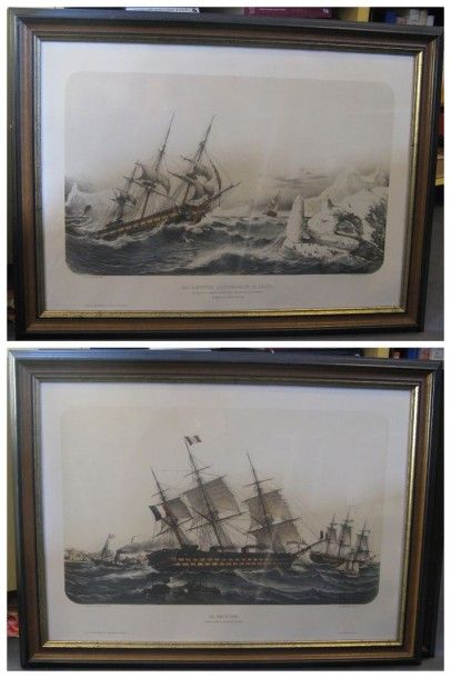 École Française du XIXe siècle
Les corvettes...