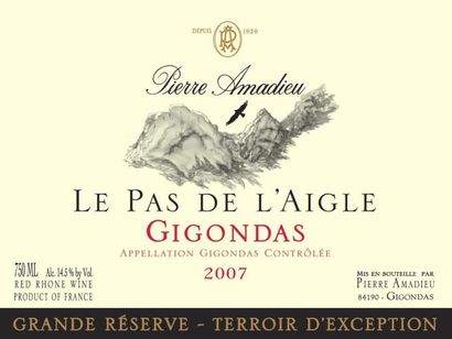 Pierre AMADIEU
«Pas de l'Aigle» 2007 Vin...