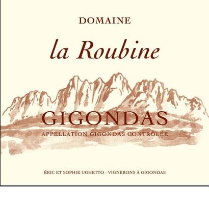 Domaine La Roubine 2 magnums de Gigondas...