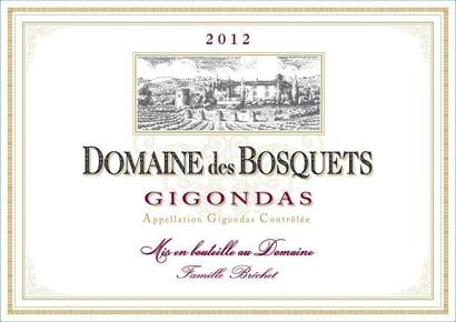 DOMAINE DES BOSQUETS 1 bouteille Gigondas...