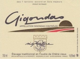 GIGONDAS LACAVE I magnum «Signature» 198...