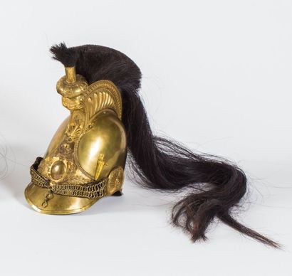 Casque d'officier de dragon modèle 1825,...