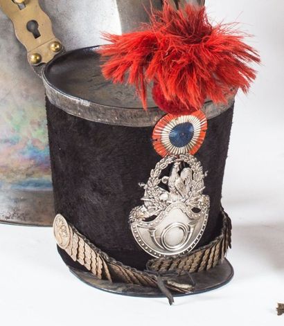 Shako d'officier de chasseur de la Garde...
