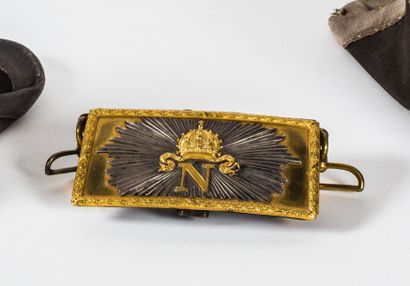 Coffret de giberne d'officier supérieur des...
