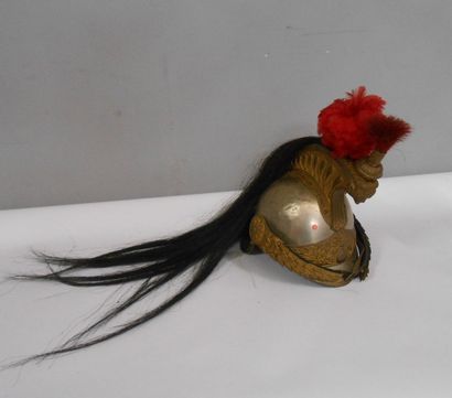 Casque d'officier de cuirassier modèle 1874....