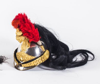 Casque d'officier de cuirassiers modèle 1874....