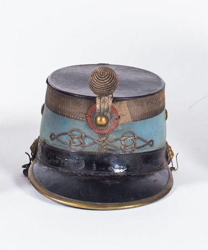 Shako modèle 1874 d'officier de hussard....