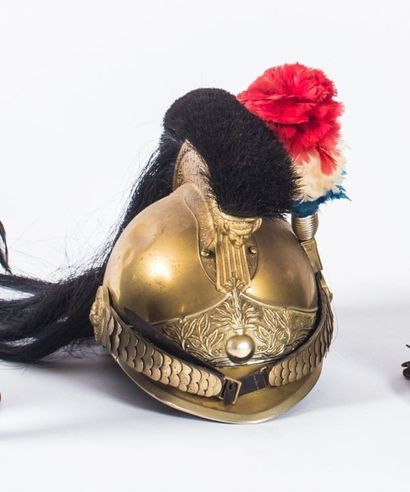 Casque de gendarme à cheval modèle 1913....