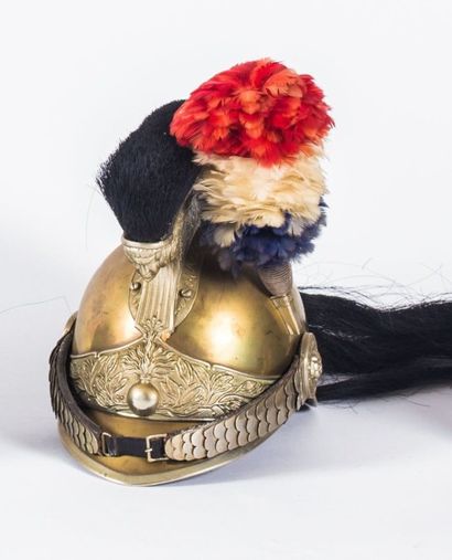 Casque de gendarme à cheval modèle 1913....