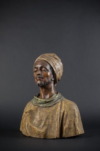 Friedrich GOLDSCHEIDER
Buste de jeune berbère...