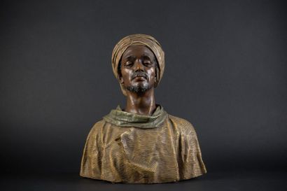 Friedrich GOLDSCHEIDER
Buste de jeune berbère...