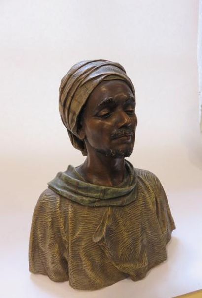 Friedrich GOLDSCHEIDER
Buste de jeune berbère...