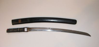 JAPON
Wakisashi (manque la tsuba et les garnitures),...