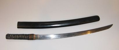JAPON
Wakisashi (manque la tsuba et les garnitures),...