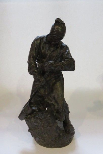 A. BOFIL, fin du XIXe siècle
Le Fondeur Bronze...