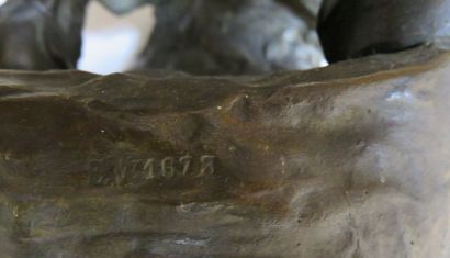 A. BOFIL, fin du XIXe siècle
Le Fondeur Bronze...