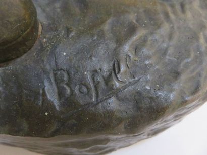 A. BOFIL, fin du XIXe siècle
Le Fondeur Bronze...