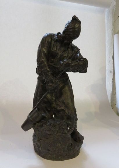 A. BOFIL, fin du XIXe siècle
Le Fondeur Bronze...