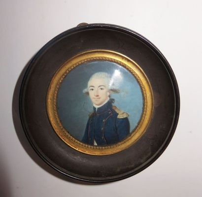 Ecole de la fin du XVIIIè siècle
Portrait...