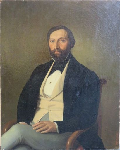 F. WAL THARD, école Française du XIXe siècle
Portrait...