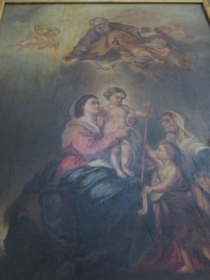 Ecole Francaise vers 1840
Vierge à l'Enfant...