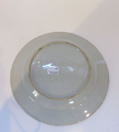 CHINE - COMPAGNIE DES INDES
Assiette en porcelaine...