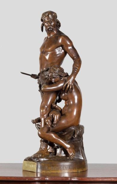 Emile BOISSEAU, 1842-1923
La défense du foyer
Bronze...